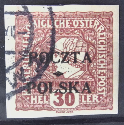 Fi 54 - 30 halerzy - Wydanie krakowskie gw. kasowany