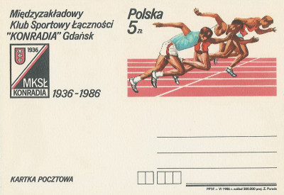 Cp 928 - 50 lat MKSŁ Konradia w Gdańsku