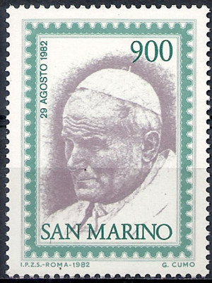 1982 Papież Mi 1273** San Marino
