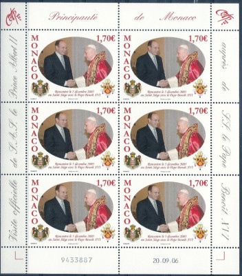 2006 r Papież Ark 2841** Monako