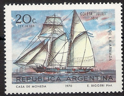 1969 r Argentyna Mi 1072**