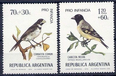 1973 r Argentyna Mi 1168 - 1169 **