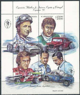 1991 r Argentyna  Blok 48 **