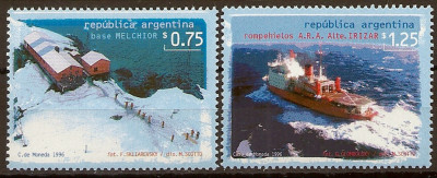 1996 r Argentyna Mi 2356 - 2357**