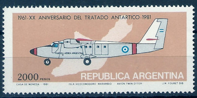 1981 r Argentyna Mi 1535**