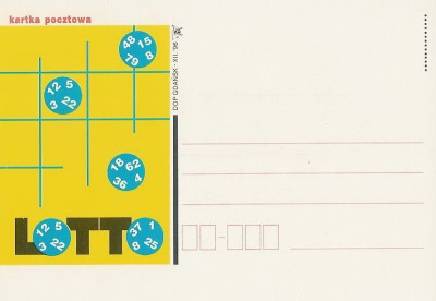 bez. Gdańsk 1996.XII.03 - Lotto