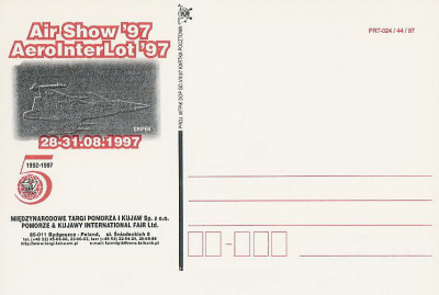 bez. Gdańsk 1997.VIII.04 - Bydgoszcz Air Show '97 Gripen