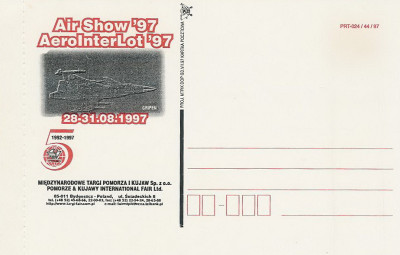 bez. Gdańsk 1997.VIII.04a - Bydgoszcz Air Show '97 Gripen