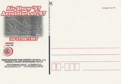 bez. Gdańsk 1997.VIII.05 - Bydgoszcz Air Show '97 MIG 29