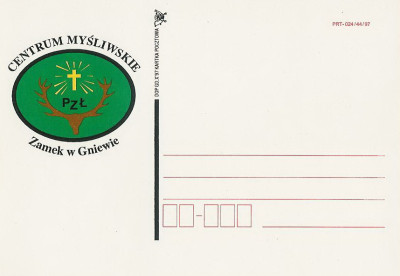 bez. Gdańsk 1997.X.01 - Centrum myśliwskie Zamek Gniew