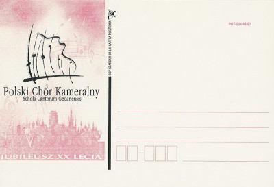 bez. Gdańsk 1998.X.01 - Polski Ch&oacute;r Kameralny