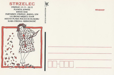 bez. Gdańsk 1999.II.07 - znaki zodiaku Strzelec