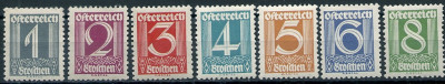 1924 r Austria Mi 469 - 475**