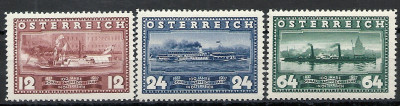 1937 r Austria Mi 652 - 654**