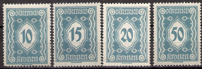 1922 r. Austria  J 114 - 117*