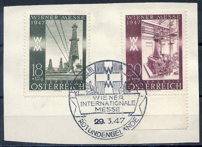 1947 r. Austria  Mi 731 - 732