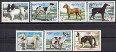 1987 r Kambodża Mi 867 - 873**