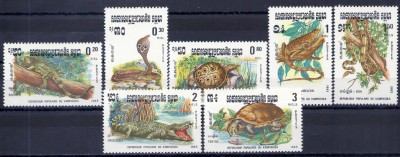 1983 r Kambodża Mi 509 - 515**