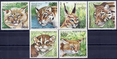 1981 r Laos Mi 517 - 522**