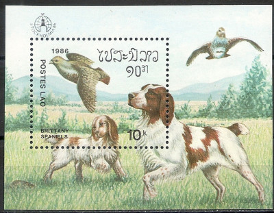 1986 r Laos Blok 72**