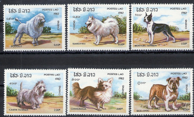 1982 r Laos Mi 573 - 578**