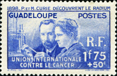 GWADELUPA 1938 - M.Curie-Skłodowska.