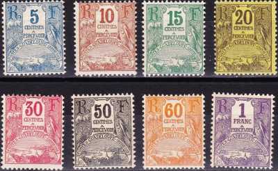 GWADELUPA 1906 - kompletna seria.