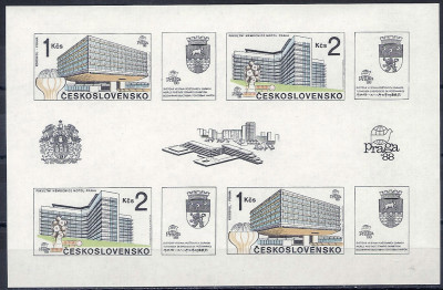 1988 r Czechosłowacja Ark 2963 - 2964**