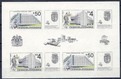 1988 r Czechosłowacja Ark 2963 - 2966**