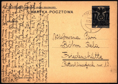 GG Cp 3.II.2 h5 sygn. VI.1938 Friedensh&uuml;tte (Nowy Bytom)