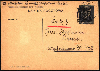 GG Cp 3.III.2 h3 sygn. VI.1939 Krak&oacute;w - Hansen