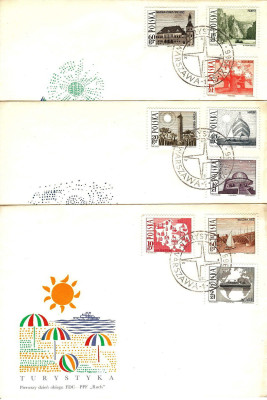 FDC 1966 S-343 Fi 1557-1563 Turystyka