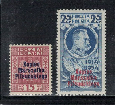 Polska 1935 Fi 278-79 **
