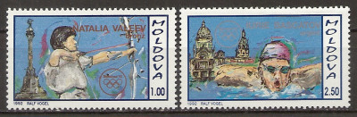1992 r Mołdawia Mi 37 - 38**