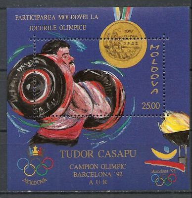 1992 r Mołdawia Blok 1**