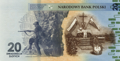 20 zł banknot 80 rocznica wybuchu Powstania Warszawskiego