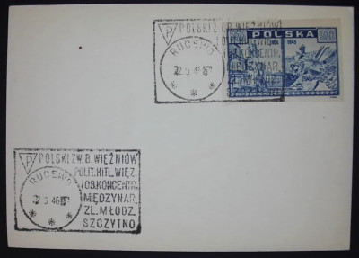 Fi 381 z okolicznościowym kasownikiem - Szczytno - Rucewo