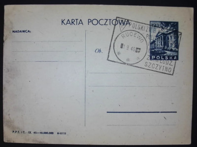 Fi 95A z okolicznościowym kasownikiem - Szczytno - Rucewo