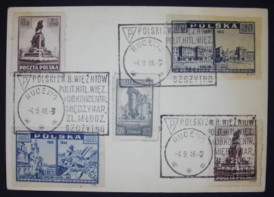 kartka z okolicznościowym kasownikiem - Szczytno - Rucewo