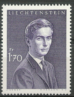 1964 r Liechtenstein  Mi 443**