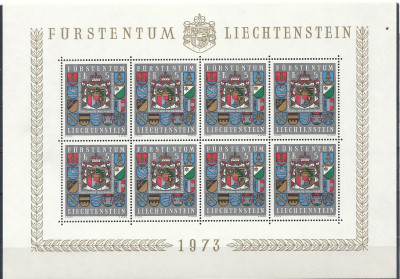 1973 r Liechtenstein Ark  Mi 594**