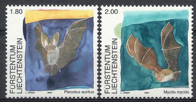 2005 r Liechtenstein Mi 1389 - 1390**