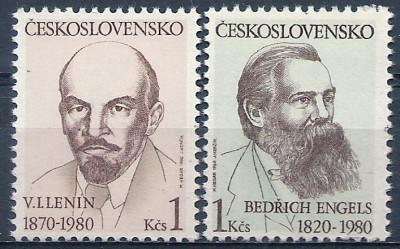 1980 r Czechosłowacja Mi 2562 - 2563**