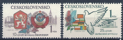 1980 r Czechosłowacja Mi 2566 - 2567**
