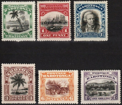 RAROTONGA 1920-kompletna seria.