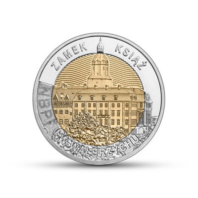 5 zł Zamek Książ w Wałbrzychu