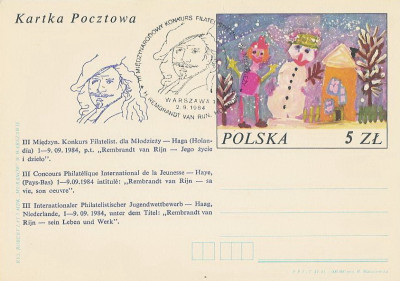 dodruk Cp 858 02 Warszawa rew01: Rembrand