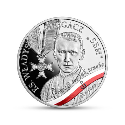 10 zł żołnierze wyklęci  Władysław Gurgacz &bdquo;Sem&rdquo;