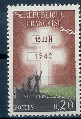 1960 r. Francja Mi 1308**
