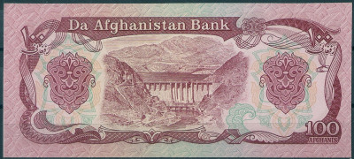 1990 r Afganistan 100 Afganis UNC